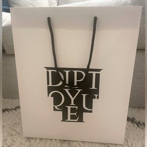 Large diptyque shopping bag. Perfect condition
